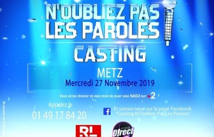 Casting ''N’oubliez Pas Les Paroles !'' Casting ''N’oubliez Pas Les Paroles !''