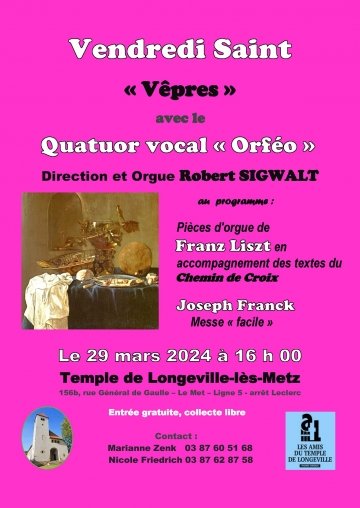 Vêpres - Quatuor Orféo