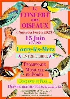 Le concert aux oiseaux