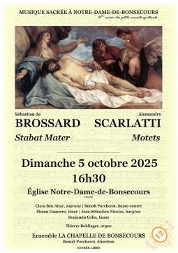 Stabat Mater de Brossard & Motets de Scarlatti