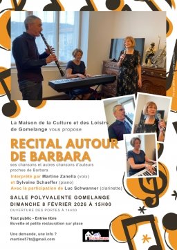 Récital autour de Barbara
