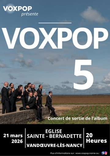 Concert de présentation - Album VOXPOP 5