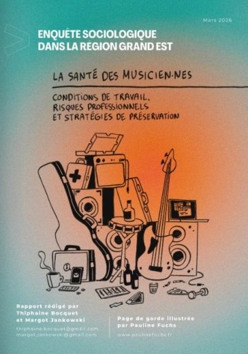 Santé des artistes musiques actuelles en Grand Est