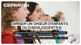 Diriger un chœur d'enfants ou d'adolescents