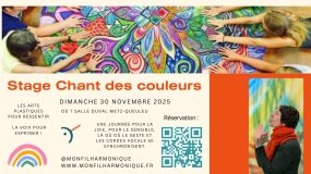 Chant des couleurs : voix et peinture