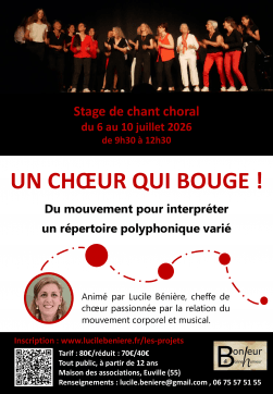 Un choeur qui bouge