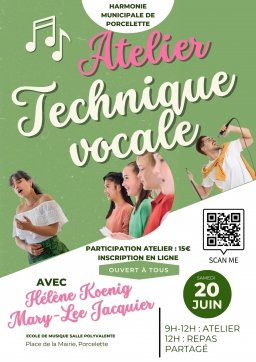 Atelier technique vocale